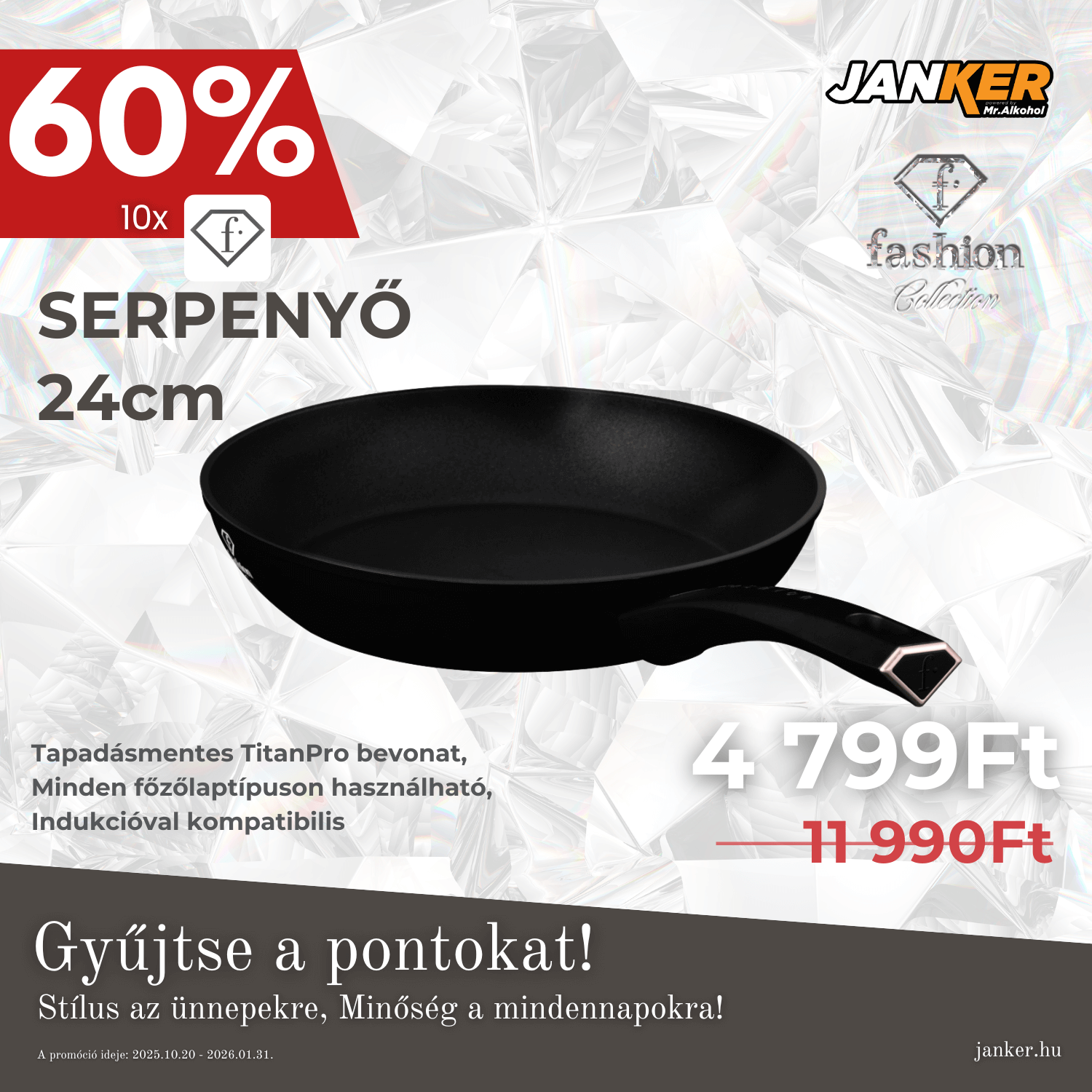 Serpenyő 24 cm