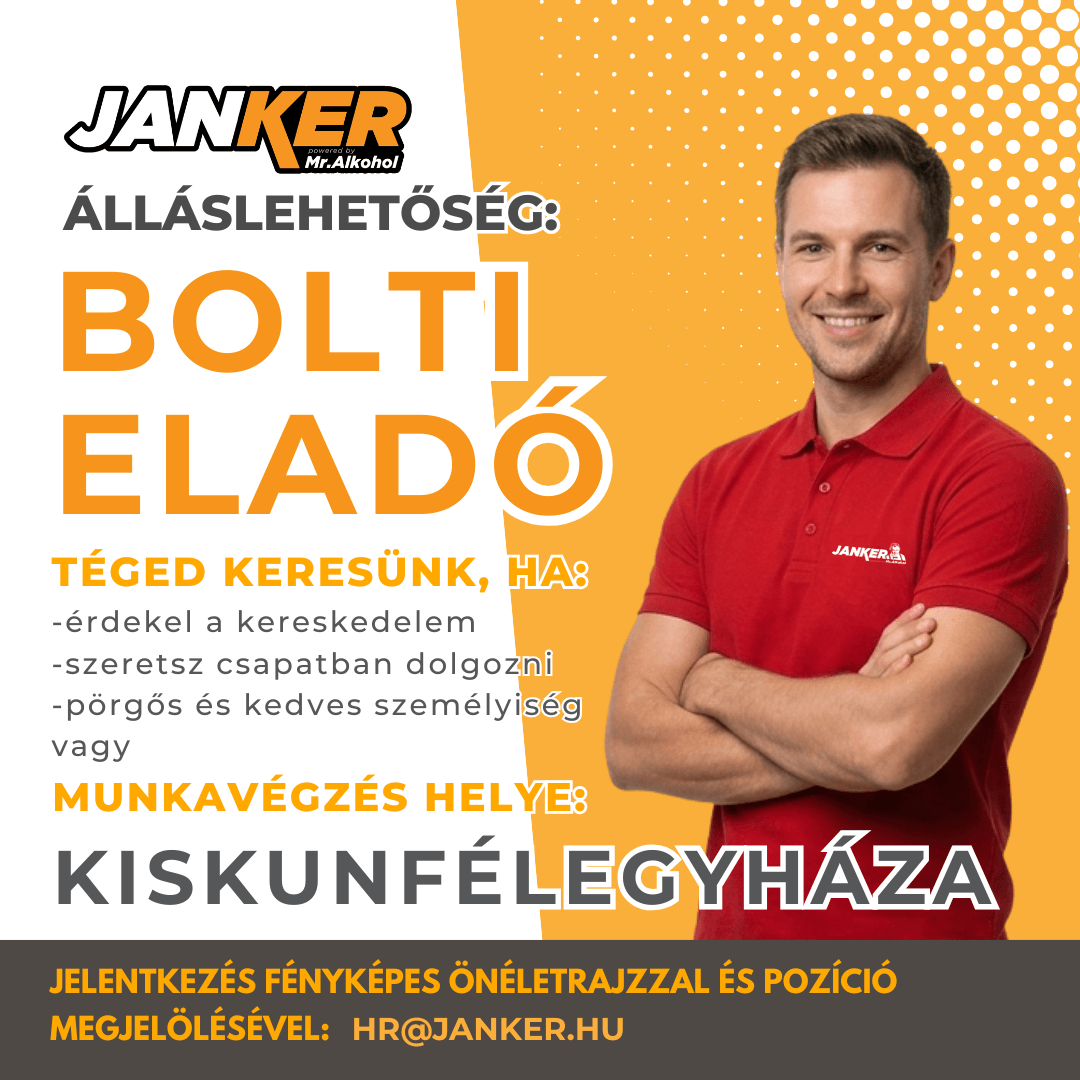 Bolti eladó (Kiskunfélegyháza)