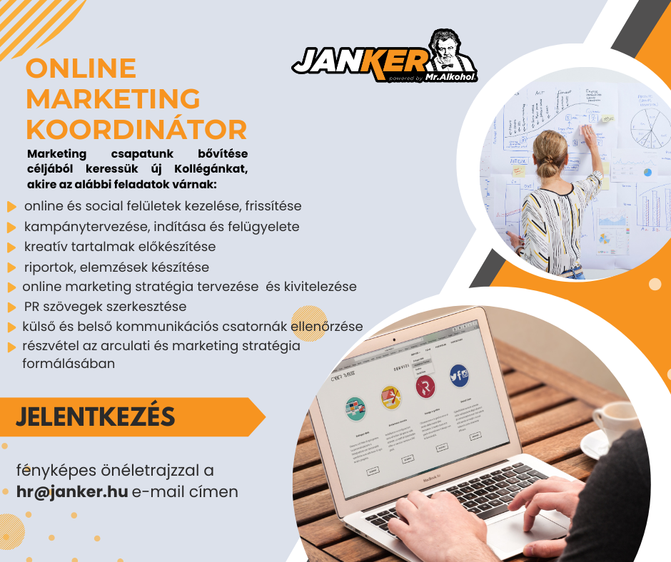 Online marketing koordinátor (Hódmezővásárhely)