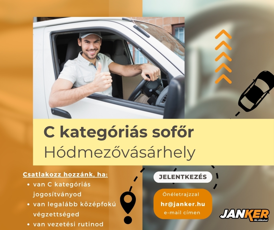 Áruszállító munkatárs (Hódmezővásárhely)