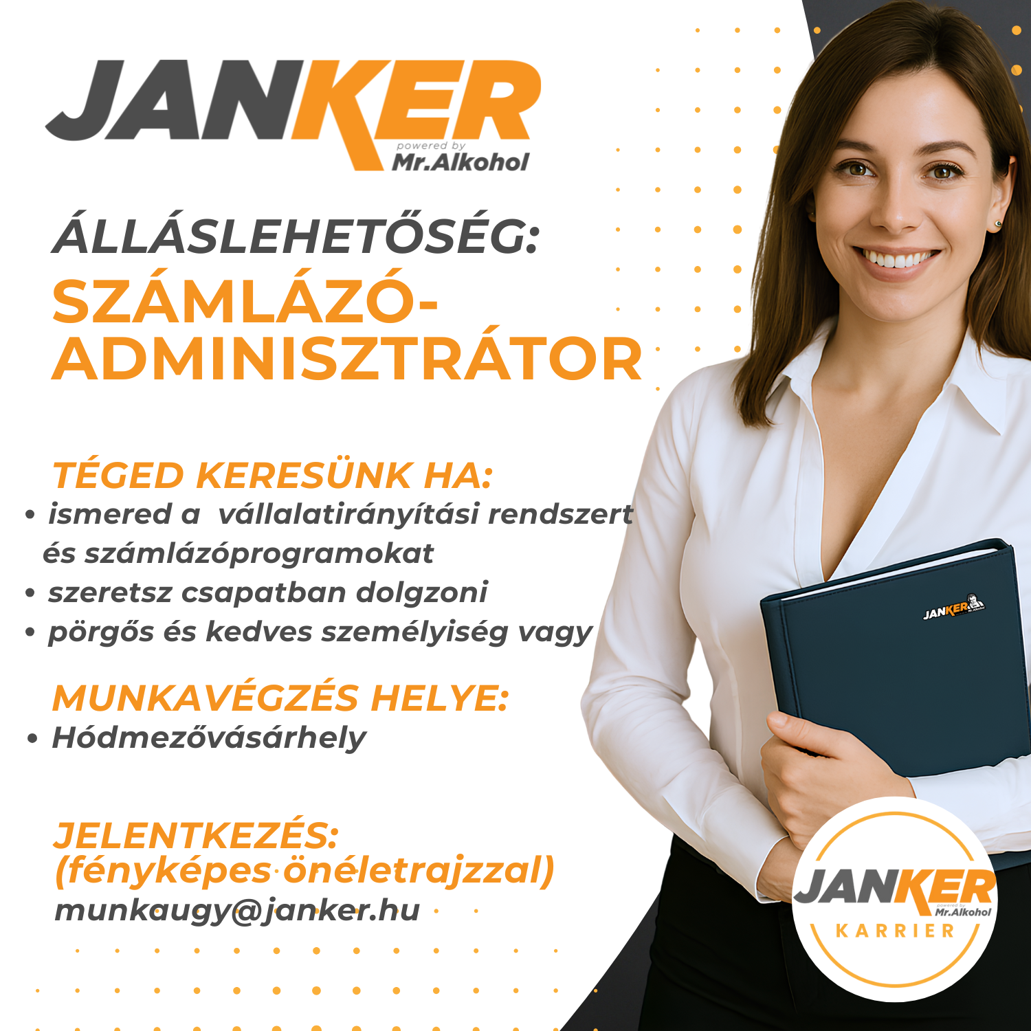 Számlázó - adminisztrátor (Hódmezővásárhely)